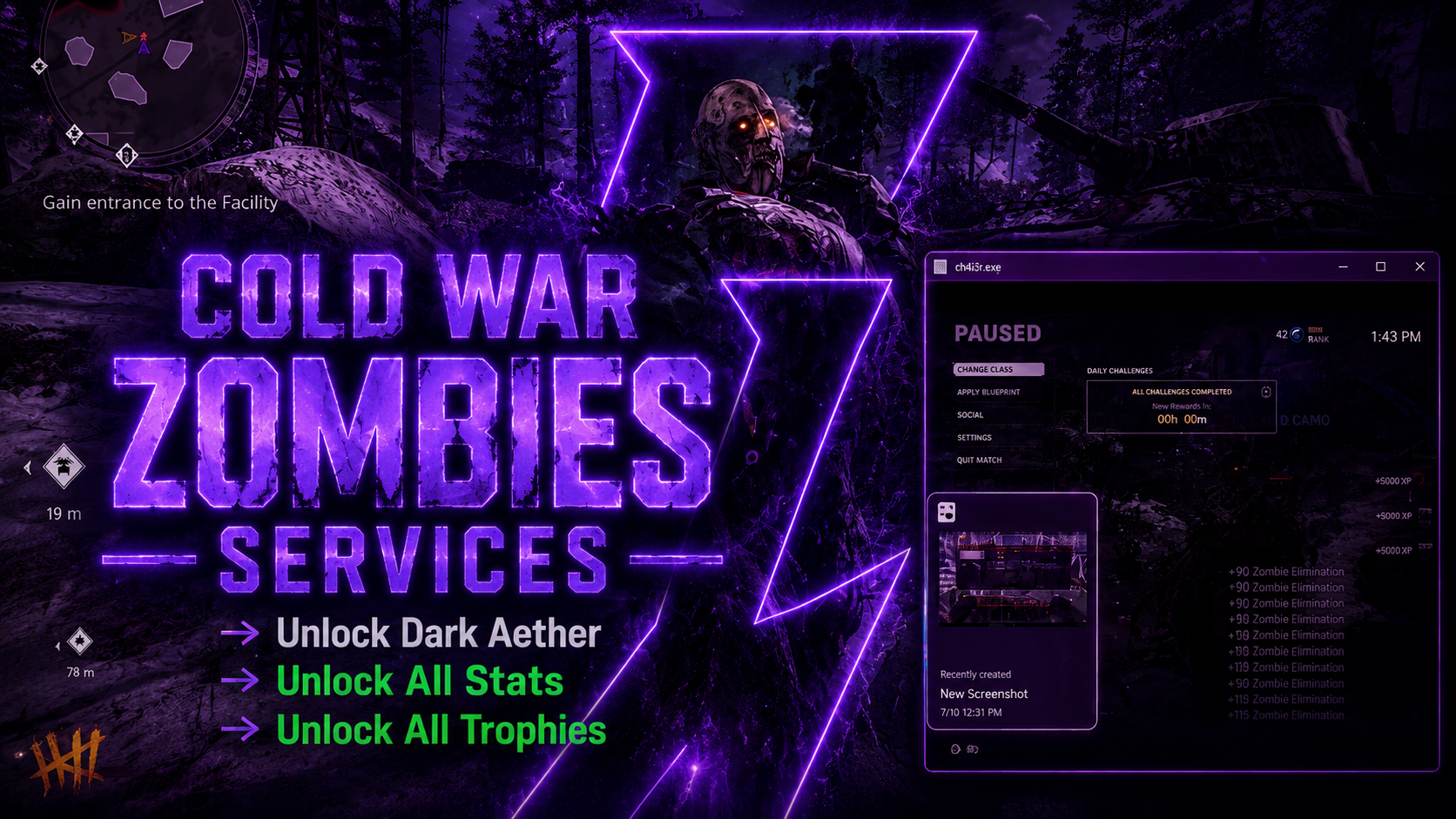 Cold War Zombies Services